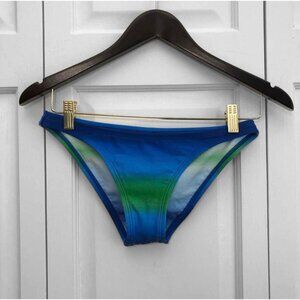 Patagonia Women's Bikini Bottoms Blue Green Ombré Small